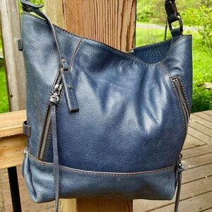 Treasure & bond distressed leather hobo.